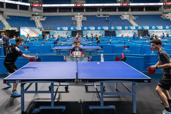 table tennis match competition